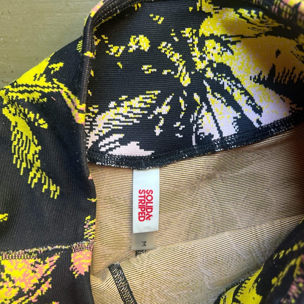 Solid & Striped Multi-Coloured Tropical Print Bik… - image 4